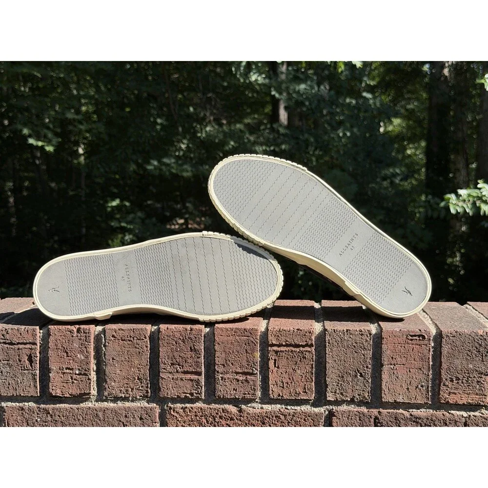 Allsaints London Spitalfields Slip On Cube Low Top Sneakers Men's 12 US 45 EU